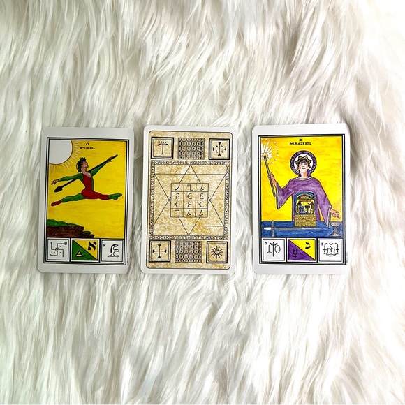 Vintage 1995 Tarot of Ceremonial Magick Deck and Book Set - OOP - RARE - Picture 8 of 11